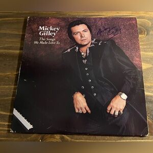 Mickey Gilley “SONGS WE MADE LOVE  TO" Album Authentic Autographed LP Record